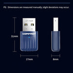 Adattatore USB COMFAST CF-731B WiFi 6 Bluetooth 5.4 AX600