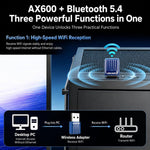 Adattatore USB COMFAST CF-731B WiFi 6 Bluetooth 5.4 AX600