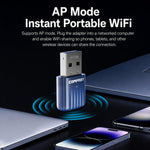 Adattatore USB COMFAST CF-731B WiFi 6 Bluetooth 5.4 AX600