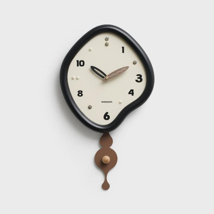 Orologio da parete a pendolo irregolare silenzioso
