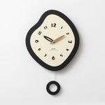 Orologio da parete a pendolo irregolare Wozoom silenzioso