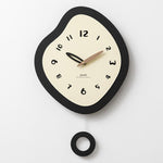 Orologio da parete a pendolo irregolare Wozoom silenzioso