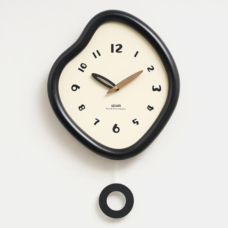 Orologio da parete a pendolo irregolare Wozoom silenzioso