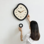 Orologio da parete a pendolo irregolare Wozoom silenzioso