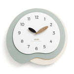 Orologio da parete moderno in legno silenzioso 43x42 cm