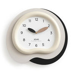 Orologio da parete moderno in legno silenzioso 43x42 cm