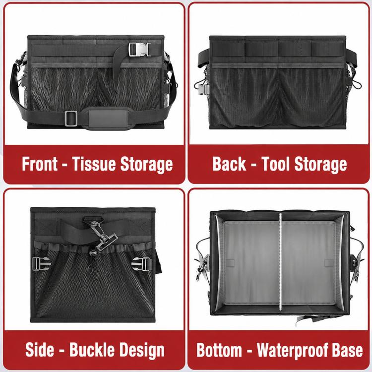 Borsa portaoggetti impermeabile in tessuto Oxford 35x29x7cm