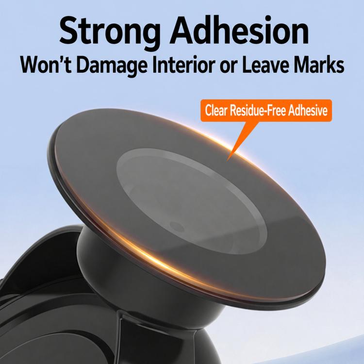 Supporto magnetico girevole a doppio asse per telefono da auto, pieghevole, per navigatore., Dual-Axis Rotatable Magnetic Mount