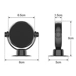 Supporto magnetico girevole a doppio asse per telefono da auto, pieghevole, per navigatore., Dual-Axis Rotatable Magnetic Mount