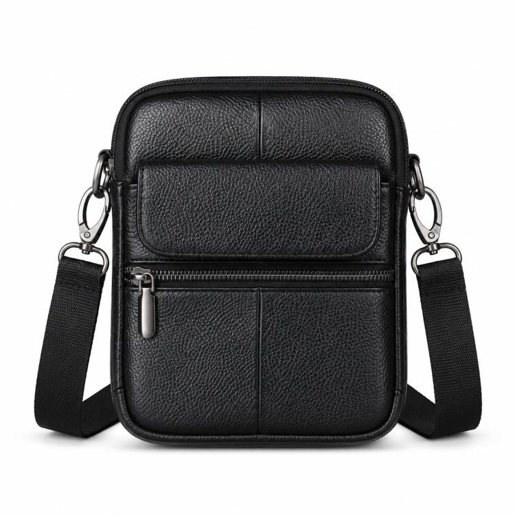 Borsa a tracolla vintage in pelle per smartphone 6,7"