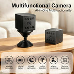 Mini telecamera WiFi ricaricabile 1080P con base magnetica