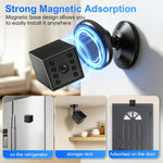 Mini telecamera WiFi ricaricabile 1080P con base magnetica