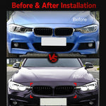 Griglia anteriore per BMW Serie 3 F30 / F31 / F35 2013-2019, Single Line, Dual Line