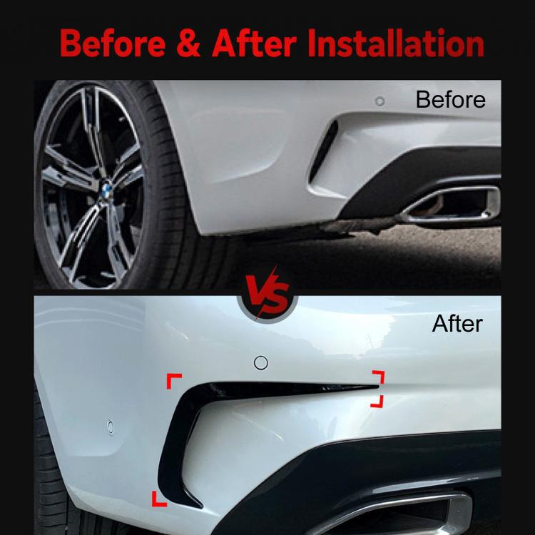 Adesivi per lame del vento posteriori per BMW Serie 3 G20 / 318i / 320i / 330i 2019-2022