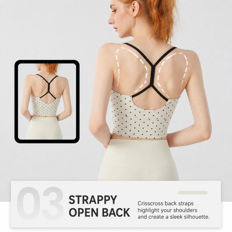 Reggiseno sportivo donna con coppe fisse e supporto laterale