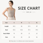 Canotta sportiva donna con scollo quadrato e spalline larghe
