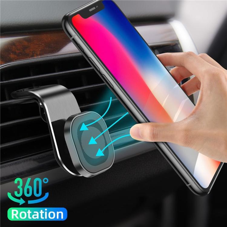 Supporto magnetico a L per telefono da auto