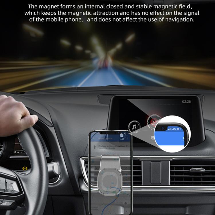 Supporto magnetico a L per telefono da auto
