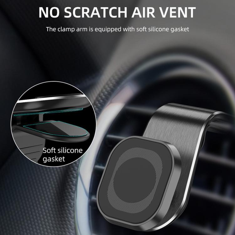 Supporto magnetico a L per telefono da auto
