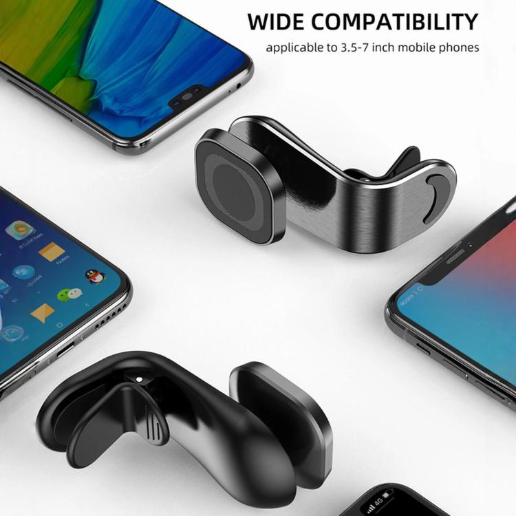 Supporto magnetico a L per telefono da auto