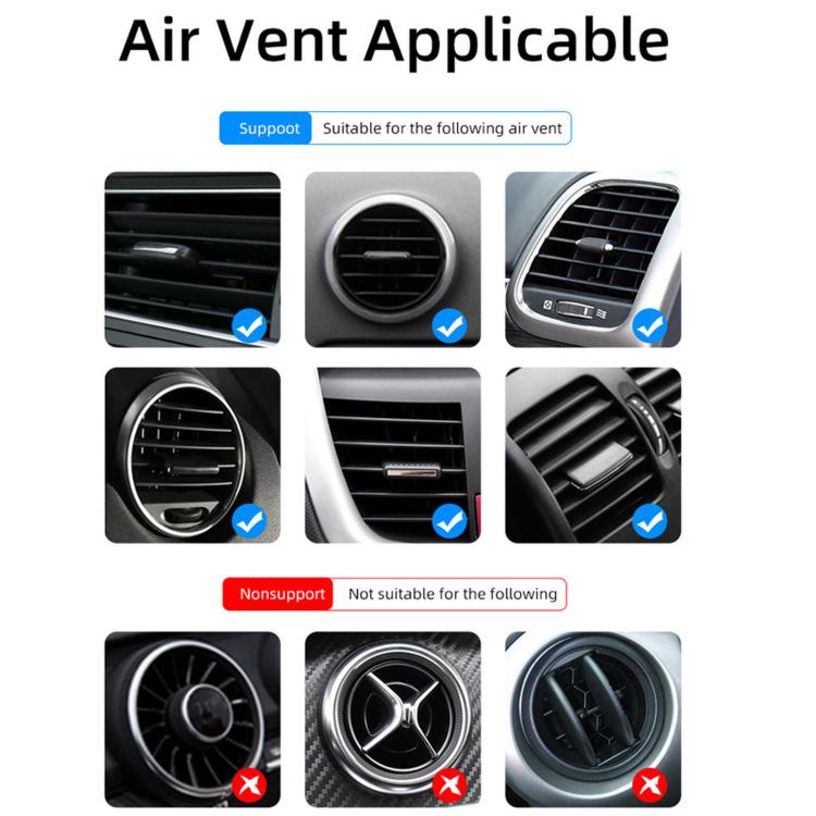 Supporto magnetico a L per telefono da auto