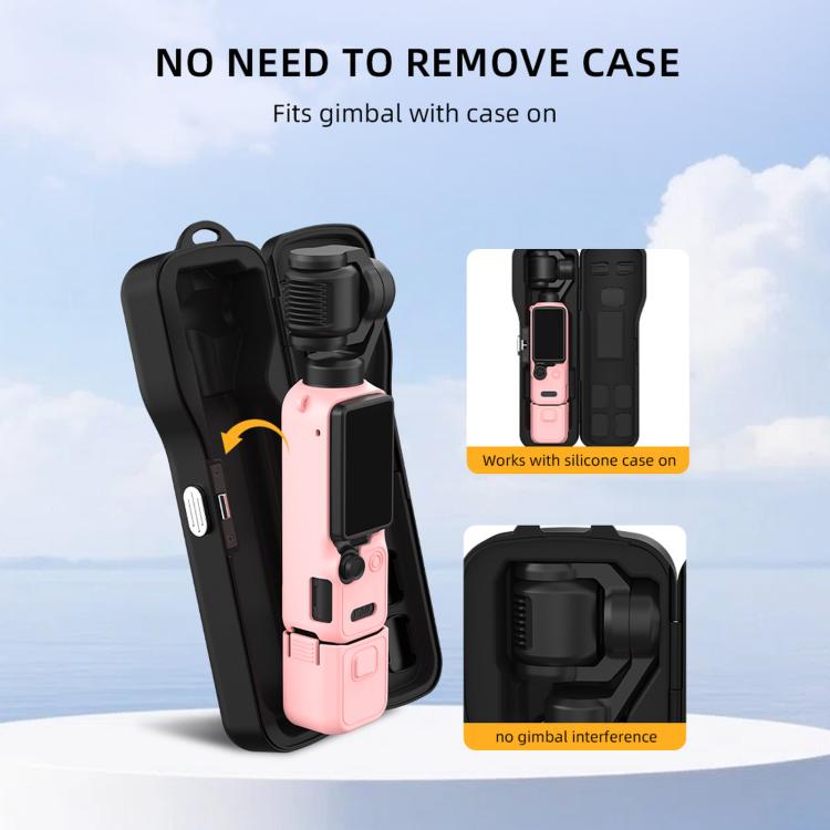Custodia protettiva con porta filtri per DJI Osmo Pocket 4 e 3
