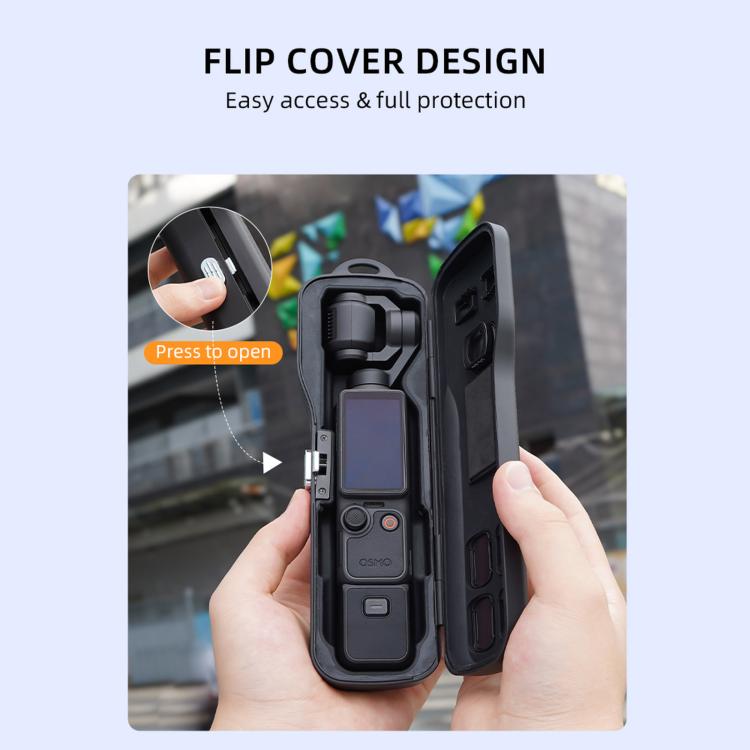 Custodia protettiva con porta filtri per DJI Osmo Pocket 4 e 3