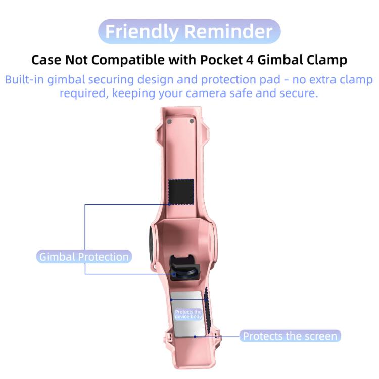 Custodia protettiva rigida per DJI Osmo Pocket 4 con vano filtri