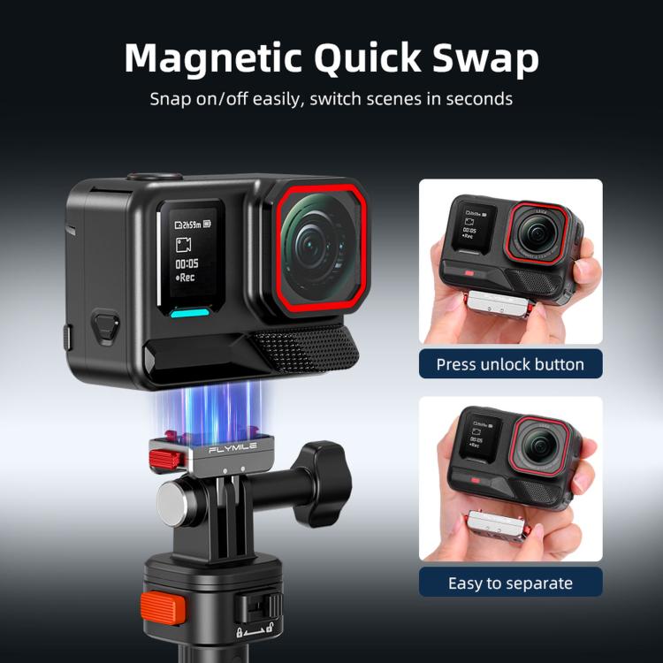 Adattatore estensione con blocco magnetico per Insta360 Ace Pro 2