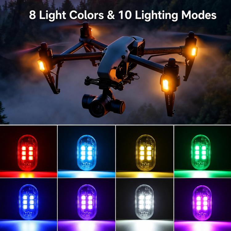 Luce stroboscopica LED telecomandata per auto e moto