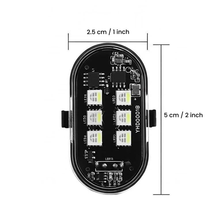 Luce stroboscopica LED telecomandata per auto e moto