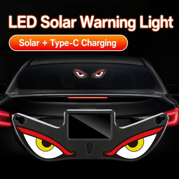 Luce solare lampeggiante a ventosa per auto LED