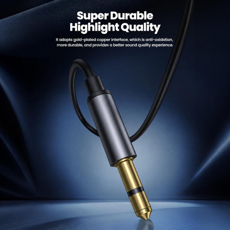 Adattatore AUX per auto Toocki Bluetooth 5.4 con cavo a spirale da USB a jack da 3,5 mm, ricevitore audio wireless con microfono., BT-02