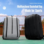 Zaino da basket REMOID 32L con tasca separata per indumenti bagnati nero