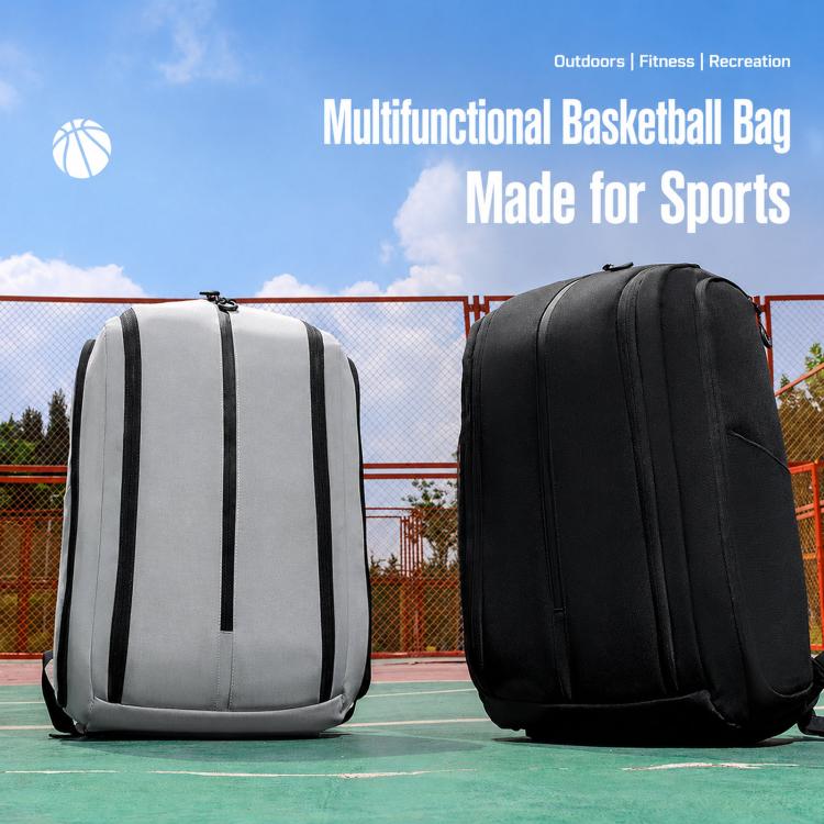 Zaino da basket REMOID 32L con tasca separata per indumenti bagnati nero