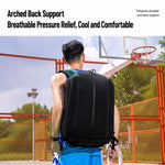 Zaino da basket REMOID 32L con tasca separata per indumenti bagnati nero