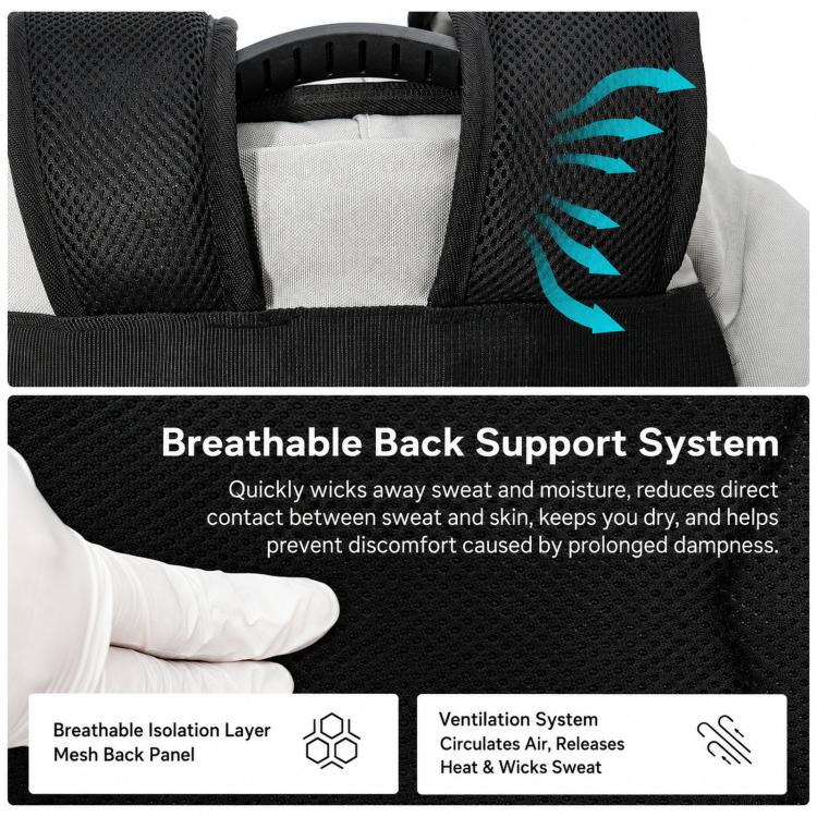 Zaino da basket REMOID 32L con tasca separata per indumenti bagnati nero