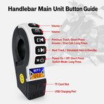 YL-037 Altoparlante per moto a striscia lunga 12V con interruttore sul manubrio, Bluetooth, FM, audio per scooter