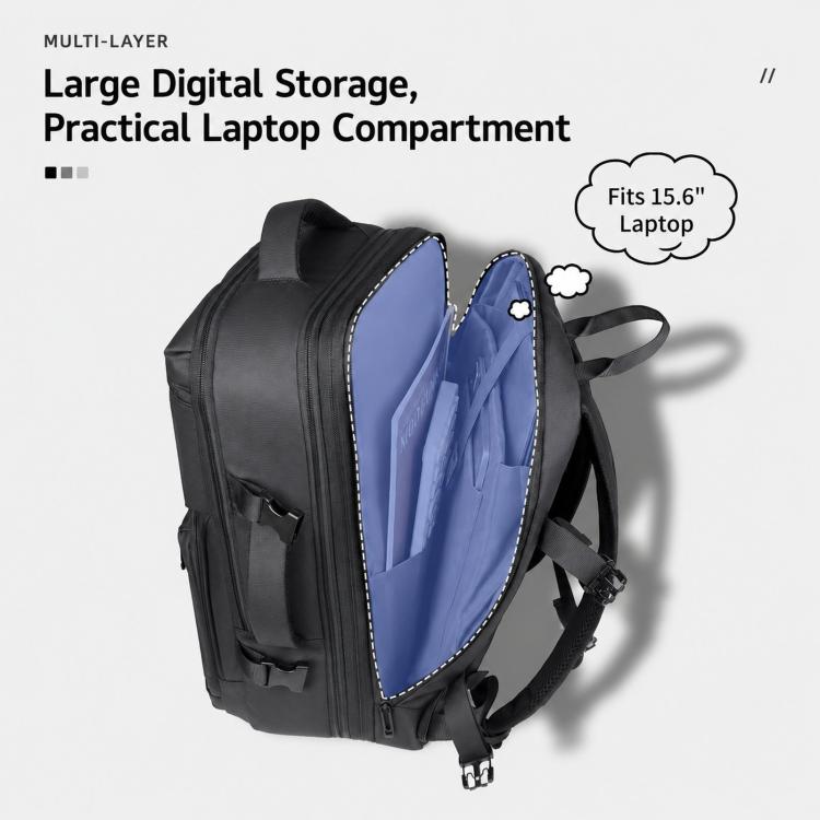 Zaino espandibile REMOID per laptop 15,6" resistente all'acqua