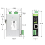 Convertitore protocollo CAN FD a ETH/RS232/RS485 Waveshare