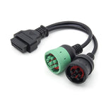 Cavo adattatore diagnostica camion 9+6 pin OBD J1939 J1708