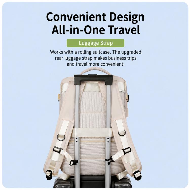 Zaino da viaggio REMOID con scomparto per scarpe e USB