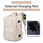 Zaino da viaggio REMOID con scomparto per scarpe e USB