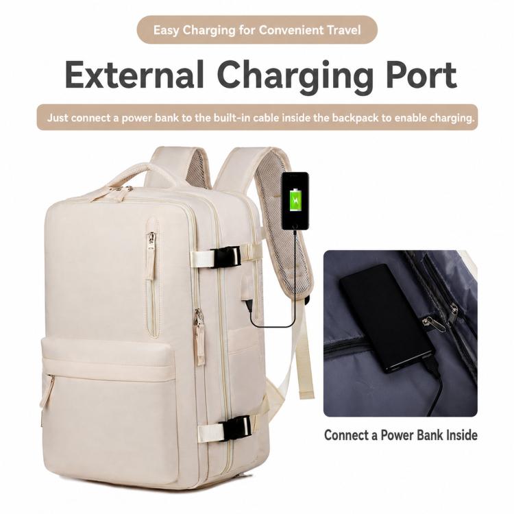 Zaino da viaggio REMOID con scomparto per scarpe e USB