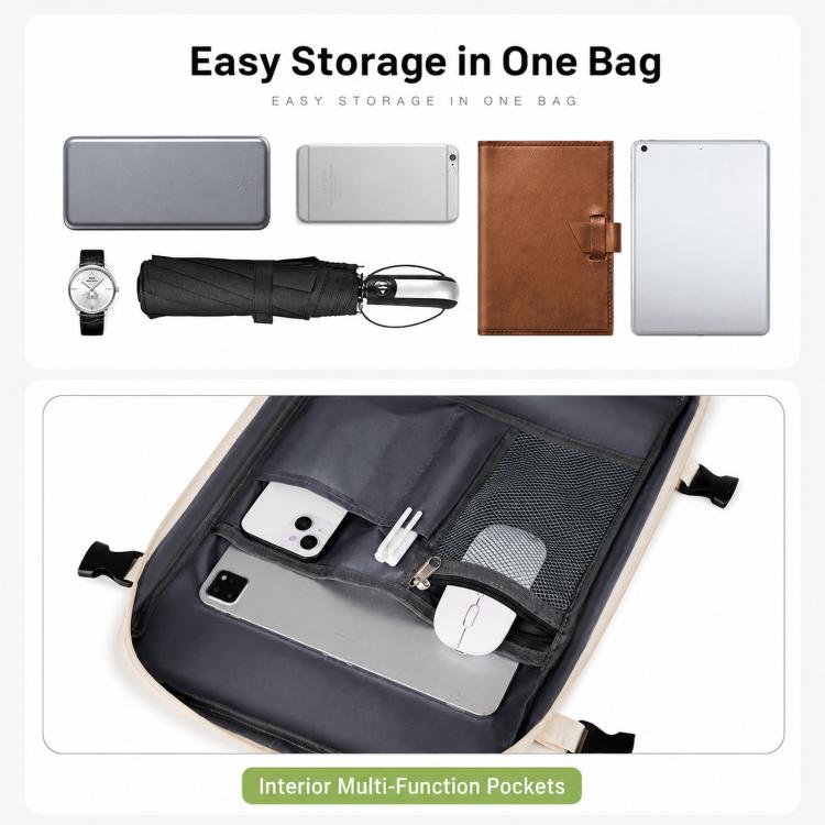 Zaino da viaggio REMOID con scomparto per scarpe e USB