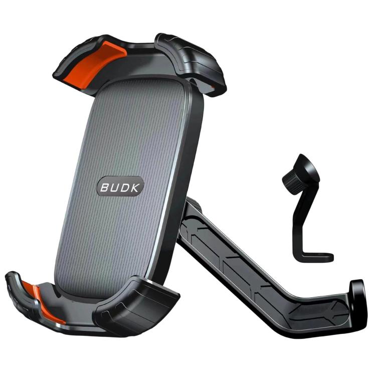 Supporto telefono moto BUDK T02 rinforzato e retrattile