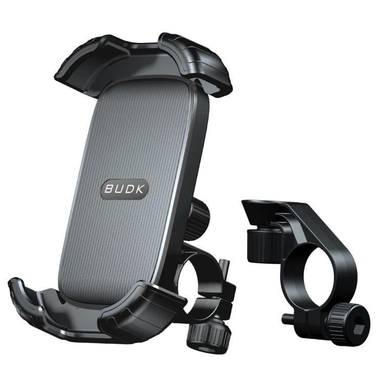 Supporto telefono moto BUDK T02 rinforzato e retrattile