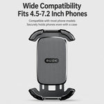 Supporto telefono moto BUDK T02 rinforzato e retrattile
