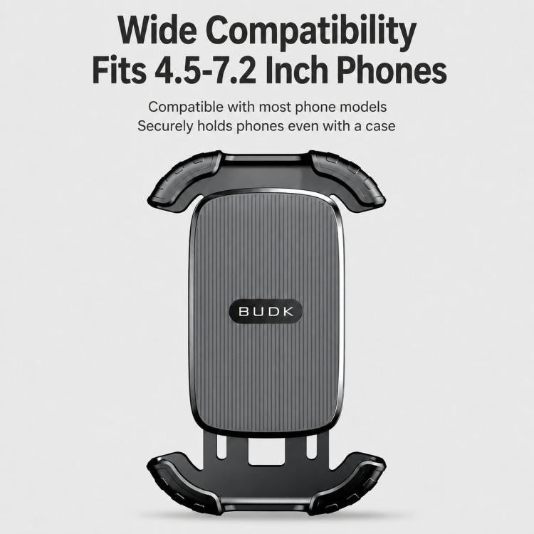 Supporto telefono moto BUDK T02 rinforzato e retrattile