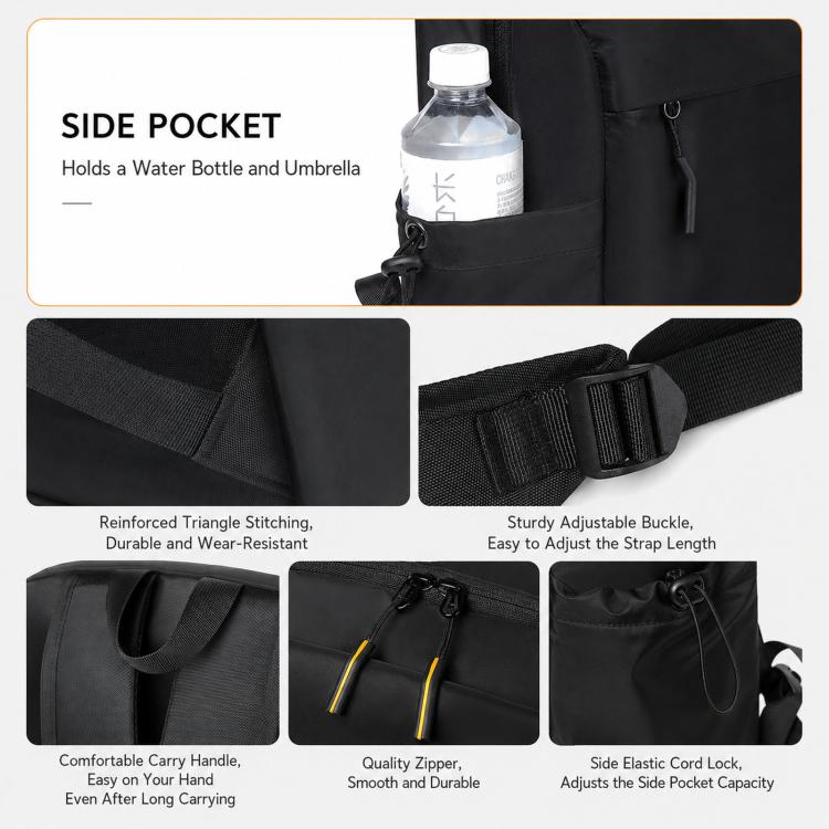 Zaino sottile resistente all'acqua per laptop fino a 14 pollici
